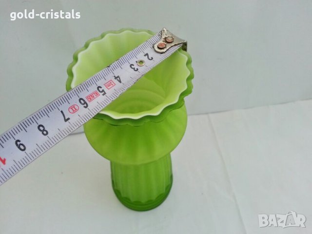 стъклена ваза цветно стъкло, снимка 5 - Вази - 27397914