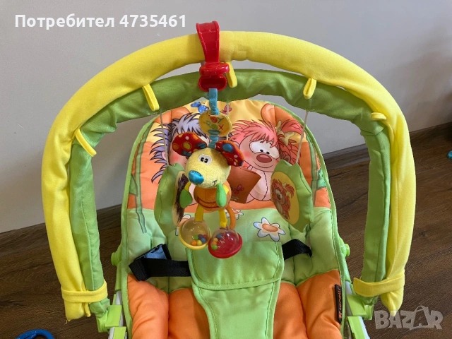 Бебешки шезлонг-люлка, снимка 9 - Детски шезлонги - 53493514