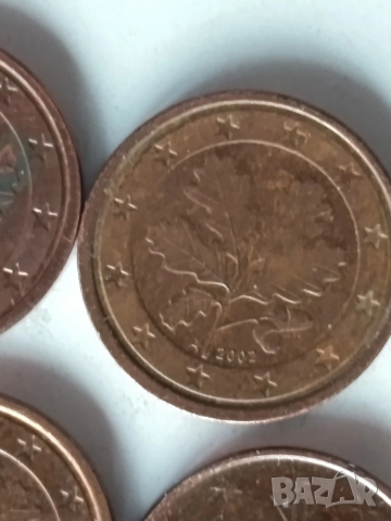 1 евро цент от различни държави и години 11бр., снимка 3 - Нумизматика и бонистика - 53211426