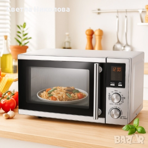 Микровълнова печка с грил Royalty Line RL-MWO-3805