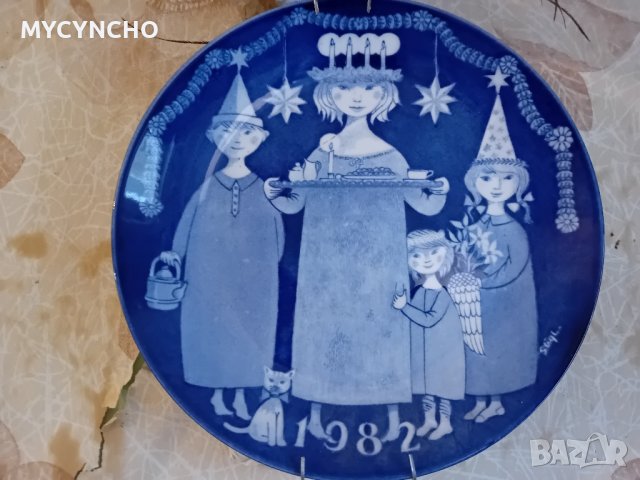 оригинални декоративни шведски чинии, снимка 4 - Чинии - 43295530