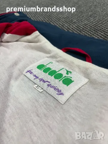 Diadora vintage горнище XL мъжко , снимка 3 - Спортни дрехи, екипи - 47696951