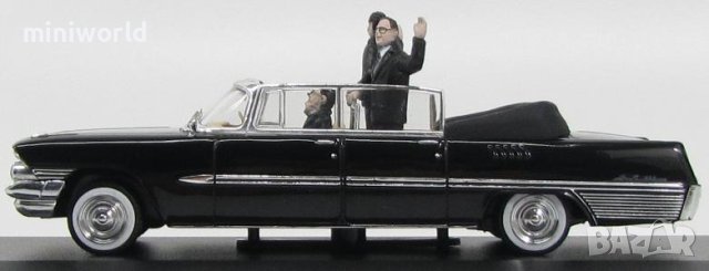 ЗИЛ-111Д c фигурки Э.Хонеккер и Л.И.Брежнев 30-та годишнина ГДР 1979 - мащаб 1:43 на IST нов в PVC, снимка 3 - Колекции - 43952328