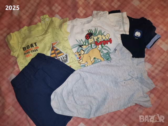 момчешки дрехи за лятото, снимка 9 - Комплекти за бебе - 52643164