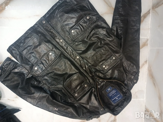 Tom Tailor XL кожено яке уникат - 79 лв, снимка 2 - Якета - 53192646