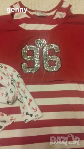 2лв!Разпродажба!Рокличка 2в1 и подарък шалче/134 см., снимка 2 - Детски рокли и поли - 27604962