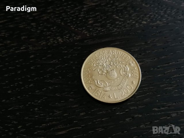 Монета - Италия - 200 лири | 1994г.