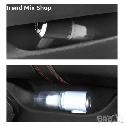 ПРОМОЦИЯ - Компактна безжична прахосмукачка за дома и автомобила 2000mAh, снимка 8 - Аксесоари и консумативи - 51473823