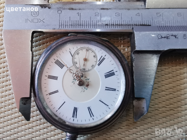 Старинен сребърен часовник , снимка 7 - Антикварни и старинни предмети - 36481255