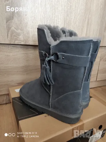 Nice Bay нови ботуши агнешка кожа 38 номер ugly boots, снимка 12 - Дамски ботуши - 47315555