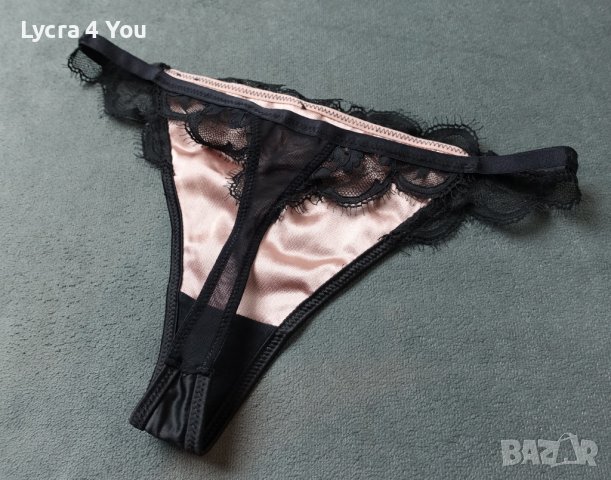 NOIR S луксозни дамски прашки с черен сатен, снимка 2 - Бельо - 43266073