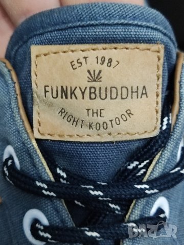 дънкови кецове Funky Buddha, снимка 6 - Кецове - 39662231