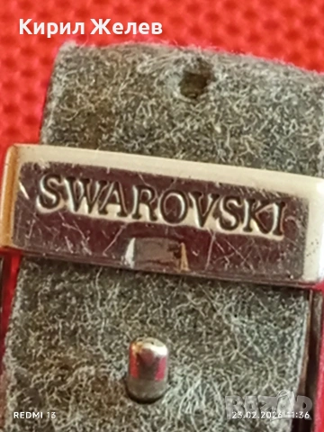 Модерен дамски часовник Swarovski swiss made стил и елегантност 51702, снимка 7 - Дамски - 53590477
