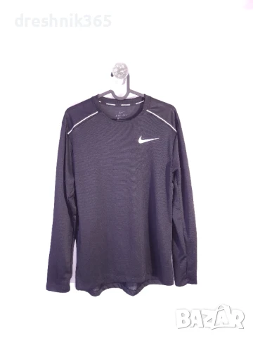NIKE Running Спортна Тънка Блуза/Мъжка S