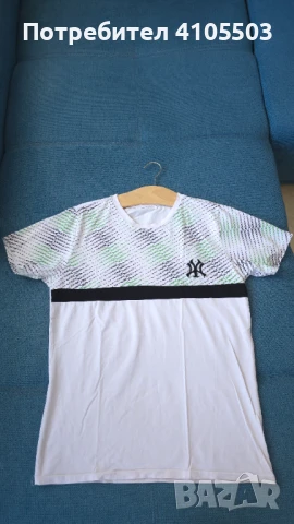 Бяла мъжка тениска , снимка 2 - Тениски - 51167657