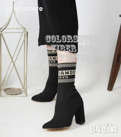 Боти на ток Dior  код VL345