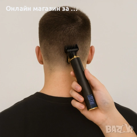 Акумулаторен тример машинка за подстригване на коса брада за мъже Soulima, 6 приставки (1,5 – 9 mm), снимка 4 - Тримери - 53452608