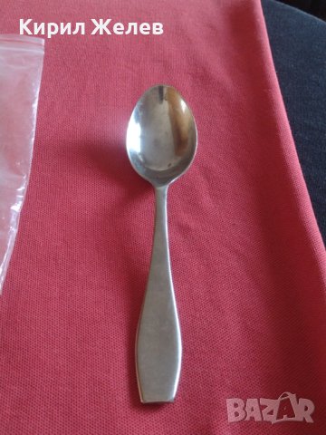 Стара лъжица от соца масивна перфектно състояние за КОЛЕКЦИЯ ДЕКОРАЦИЯ 42181, снимка 4 - Други ценни предмети - 43845432