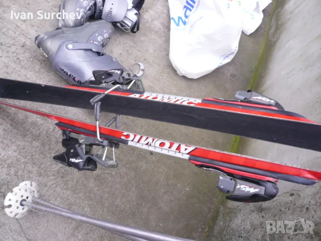 СКИ АТОМИК  , ОБУВКИ И ЩЕКИ -170 СМ 45 НОМЕР, снимка 11 - Зимни спортове - 48734101