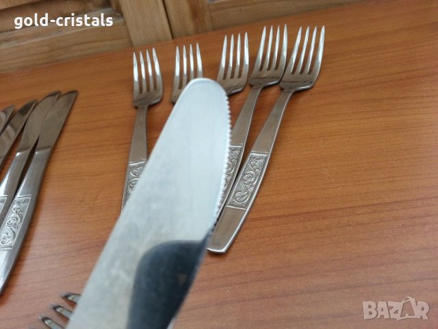 Руски прибори за хранене вилици и ножове, снимка 6 - Антикварни и старинни предмети - 33616937