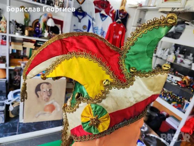 Две стари карнавални шапки, снимка 2 - Антикварни и старинни предмети - 47300503