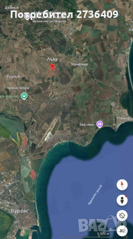 Земеделска земя с. Лъка 14 км от Бургас , снимка 2 - Земеделска земя - 49524994