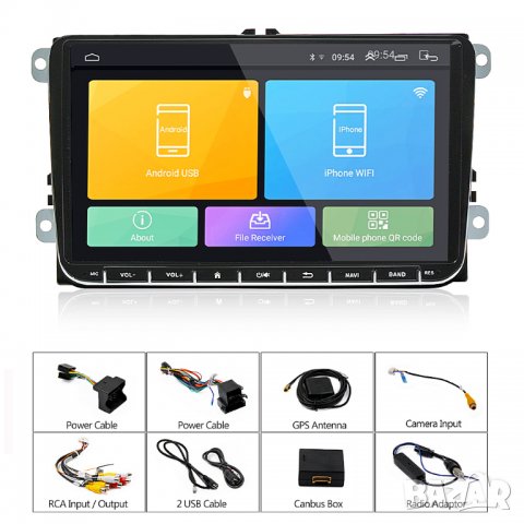 Мултимедия, VW, плеър, двоен дин, за volkswagen, навигация, golf, passat, touran, Seat, Skoda, Голф, снимка 11 - Аксесоари и консумативи - 33410944