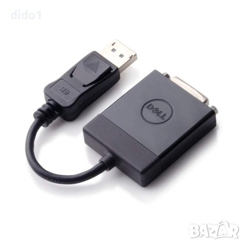 Dell Преходник Display Port-DVI , снимка 6 - Друга електроника - 44127550