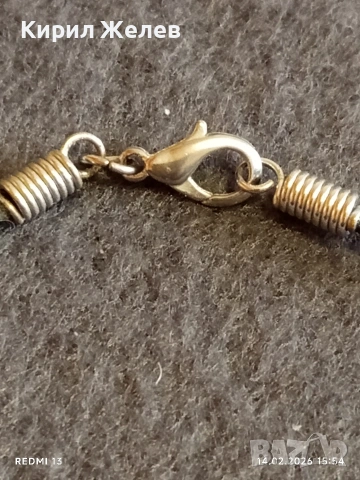 Красиво колие с Мексикански седеф елегантен дизайн с шнур 51244, снимка 4 - Колиета, медальони, синджири - 53476399