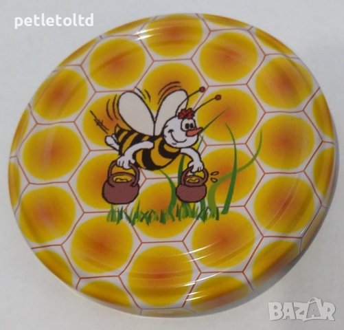 Капачки за буркани с пчелен мед, снимка 8 - За пчели - 19444321