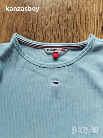 Tommy hilfiger Jeans - страхотна дамска тениска S КАТО НОВА, снимка 2 - Тениски - 50058784