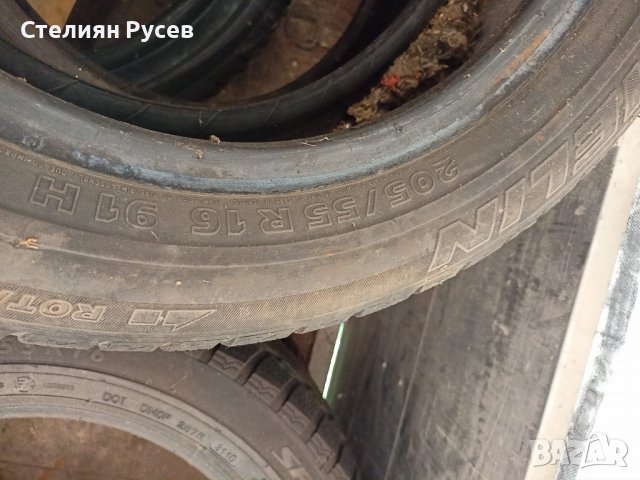 2бр гуми 205   55  r16  -цена по 10 лв за гума - с различни шарки на грайферите - имам такъв размер , снимка 1 - Гуми и джанти - 36627026