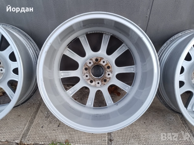 ОРИГИНАЛНИ джанти 18' цола 5x120 ET 30 БМВ / BMW F10 F11 F25 E90 E91, снимка 15 - Гуми и джанти - 52404639