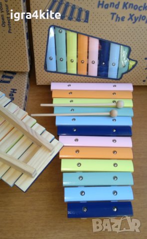 Голям дървен ксилофон, снимка 3 - Музикални играчки - 38386892