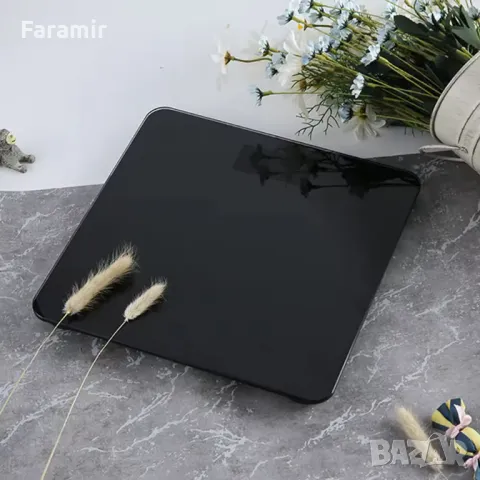 Кантар Smart Pulse с USB зареждане, LED дисплей, Автоматично включване, Слим дизайн, Закалено стъкло, снимка 4 - Друга електроника - 47311127