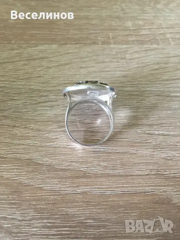 Сребърен пръстен, снимка 3 - Пръстени - 49162773