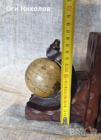 Ефектни стопери за книги ,С два въртящи се глобуса, снимка 6 - Антикварни и старинни предмети - 52219217