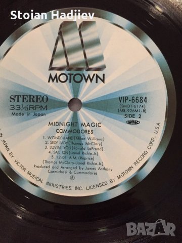 COMMODORES-MIDNICHT MAGIC,LP,made in Japan , снимка 4 - Грамофонни плочи - 35216510