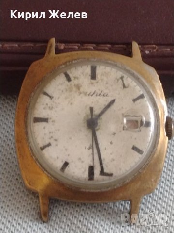 Стар мъжки часовник Ruhla ANTI-MAGNETIC с позлатена рамка за КОЛЕКЦИЯ 28401, снимка 2 - Други ценни предмети - 43894825