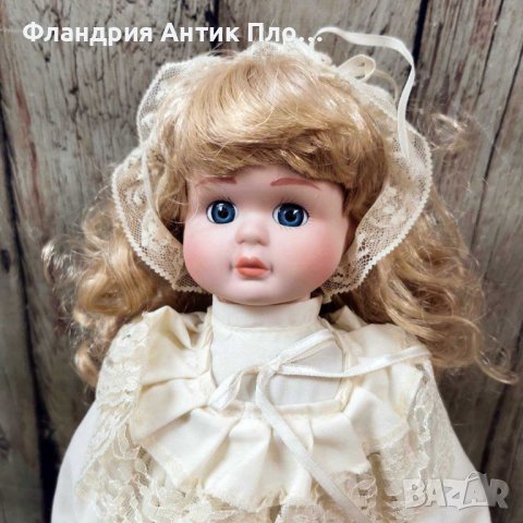 Порцеланова кукла - Бела, снимка 2 - Колекции - 43328042