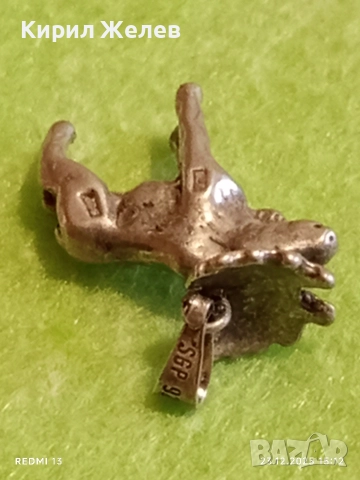 Сребърна висулка ЛОС много красива ювелирна изработка 13425, снимка 10 - Колиета, медальони, синджири - 52884591