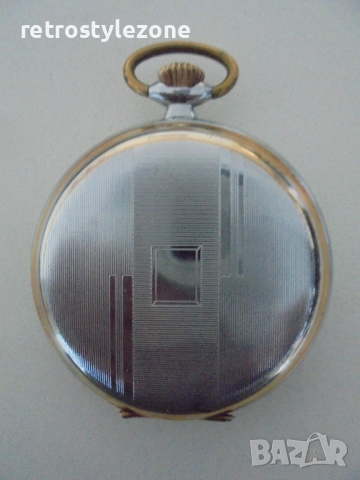 № 8371 Стар джобен часовник Kienzle   , снимка 3 - Антикварни и старинни предмети - 52436629