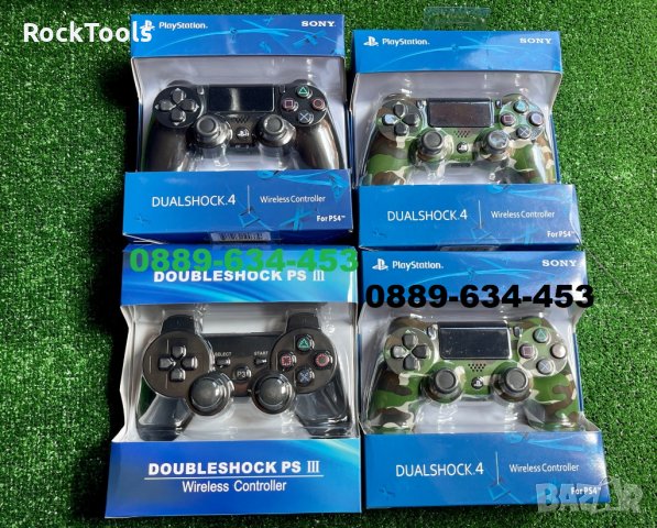 Джойстик Джойстици Sony DualShock за Playstation 2 3 4 ps4 ps3 ps2 контролер, снимка 1 - PlayStation конзоли - 32942121