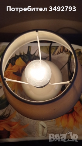 Лампи с абажур, снимка 6 - Настолни лампи - 51776542