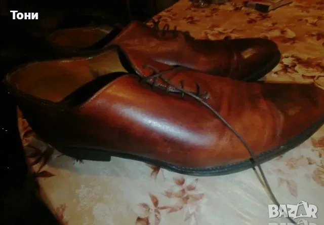 REGENT Оригинал Нови Мъжки Обувки Изцяло от Натурална Естествена Кожа 43, снимка 5 - Ежедневни обувки - 53485620