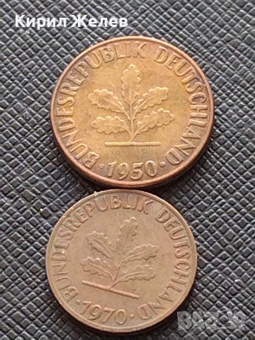 Лот монети от цял свят 10 броя ПФЕНИНГИ ГЕРМАНИЯ различни години и номинали 36523, снимка 9 - Нумизматика и бонистика - 43556702