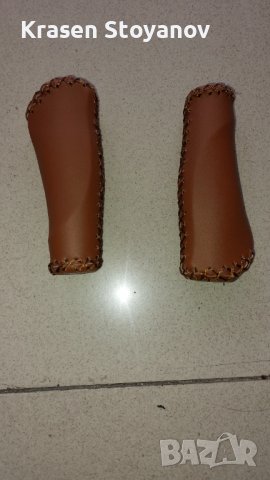 Грипове за велосипед, колело-кожени , снимка 3 - Части за велосипеди - 40044171