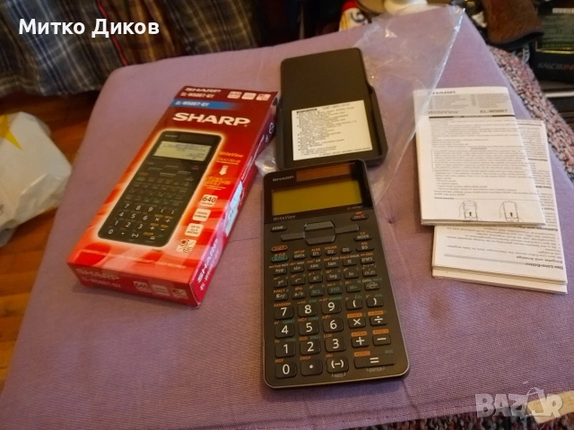 научен калкулатор Sharp EL-W506T-GY нов Марков с много функции hi, снимка 9 - Други - 53513526