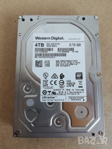 Хард диск HDD 4TB WD DC HC310 256MB SATA