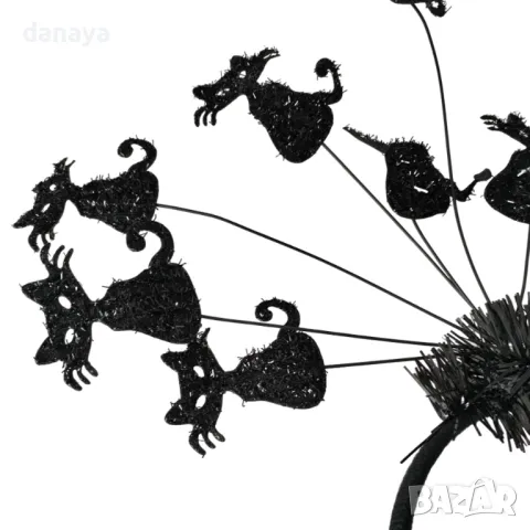 5203 Хелоуин комплект пола с диадема котки, снимка 5 - Детски комплекти - 47292726